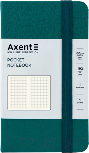 Изображение товара Записная книжка Axent Partner А6 / 8301-31 (96л, малахитовый)