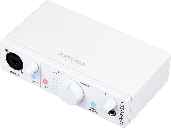 Изображение товара Аудиоинтерфейс Arturia MiniFuse 1 (белый)