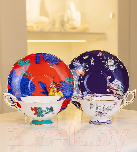 Изображение товара Чашка с блюдцем Wedgwood Wonderlust Midnight Garden / 40024023