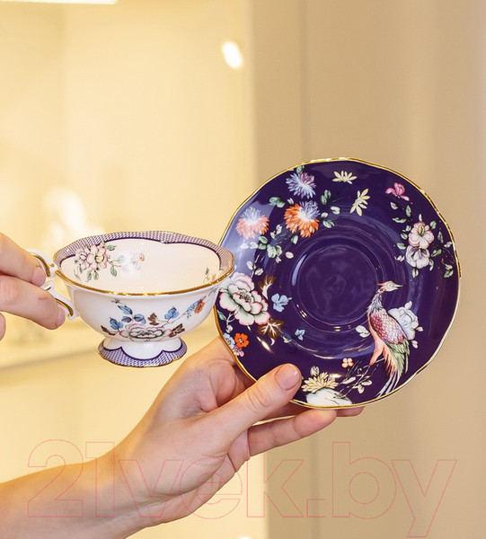 Изображение товара Чашка с блюдцем Wedgwood Wonderlust Midnight Garden / 40024023