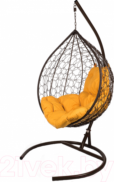 Изображение товара Кресло подвесное BiGarden Tropica Brown (оранжевая подушка)
