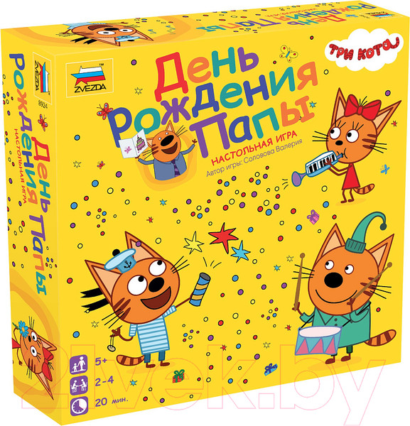 Изображение товара Настольная игра Звезда Три кота. День Рождения Папы / 8924