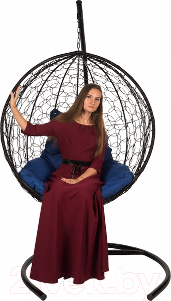 Изображение товара Кресло подвесное BiGarden Kokos Black (синяя подушка)