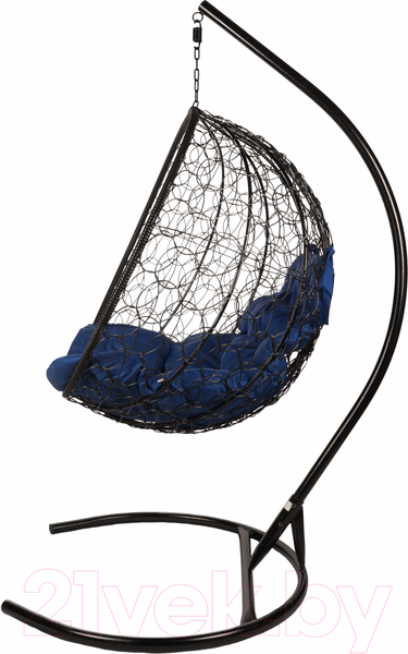 Изображение товара Кресло подвесное BiGarden Kokos Black (синяя подушка)
