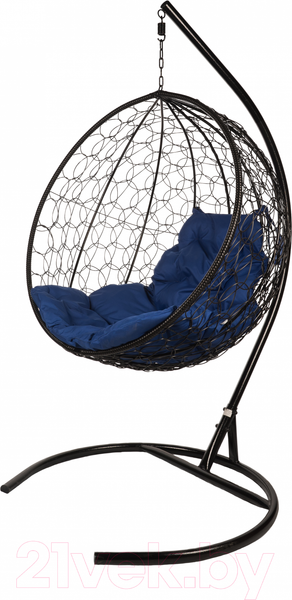 Изображение товара Кресло подвесное BiGarden Kokos Black (синяя подушка)