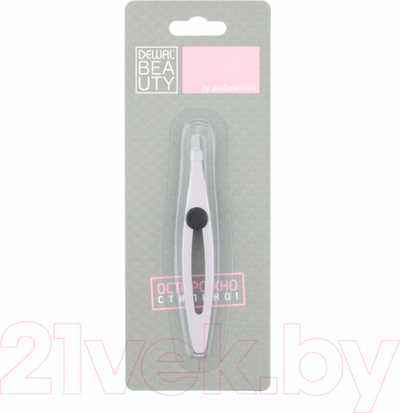 Изображение товара Пинцет косметический Dewal Beauty TW-65C