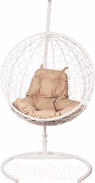 Изображение товара Кресло подвесное BiGarden Kokos White (бежевая подушка)