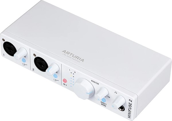 Изображение товара Аудиоинтерфейс Arturia MiniFuse 2 (белый)