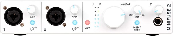 Изображение товара Аудиоинтерфейс Arturia MiniFuse 2 (белый)