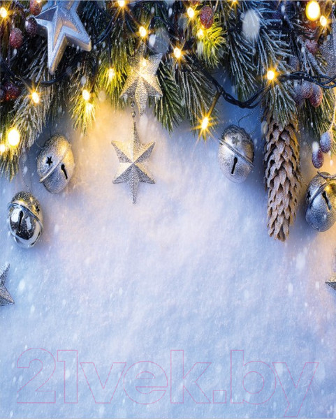 Изображение товара Скатерть JoyArty Праздничный снег / tc_21489 (180x145)