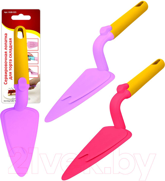 Изображение товара Сервировочная лопатка для торта Мультидом VL80-323 (розовый)