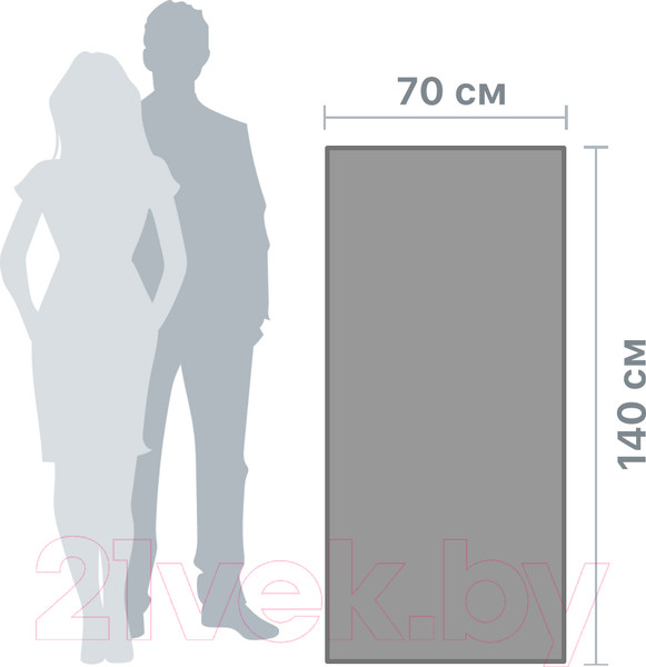 Изображение товара Полотенце Clam P019 70х140 (серый)