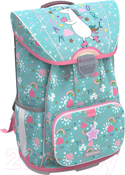 Изображение товара Школьный рюкзак Erich Krause ErgoLine 16L Rainbow Skate / 54493