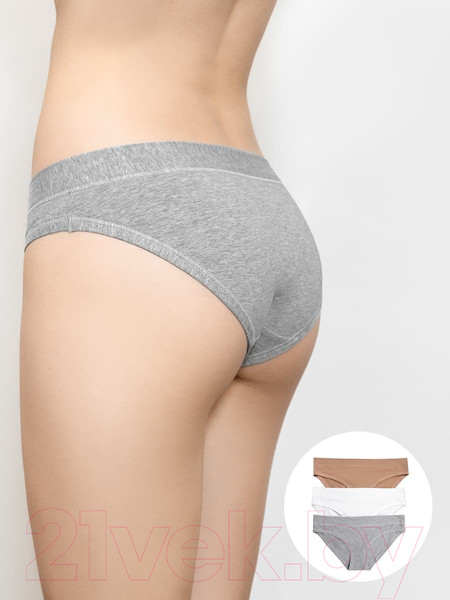 Изображение товара Комплект женских трусов Mark Formelle 412236-3 (р.106, белый)