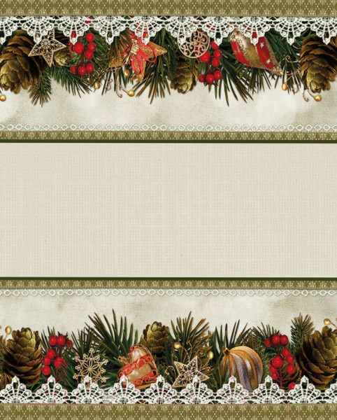 Изображение товара Скатерть JoyArty Новогодний ажур / tc_37062 (180x145)