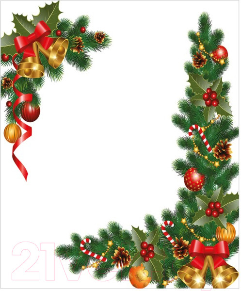 Изображение товара Скатерть JoyArty Угловое рождественское оформление / tc_37060 (180x145)