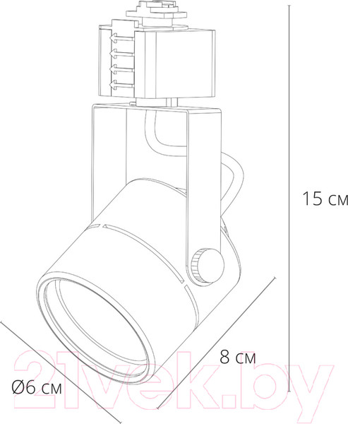 Изображение товара Трековый светильник Arte Lamp Mizar A1311PL-1BK