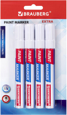 Изображение товара Набор маркеров строительных Brauberg Extra / 152000 (4шт)