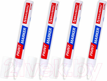 Изображение товара Набор маркеров строительных Brauberg Extra / 152000 (4шт)