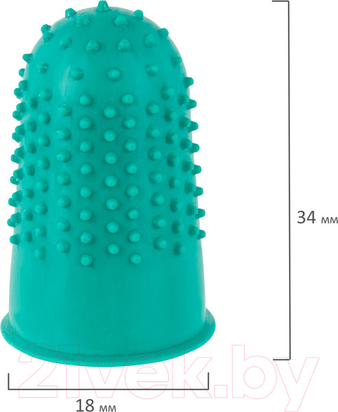 Изображение товара Напальчники для бумаги Staff Everyday / 227964 (10шт, зеленый)