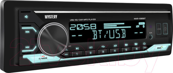 Изображение товара Бездисковая автомагнитола Mystery MAR-686BT