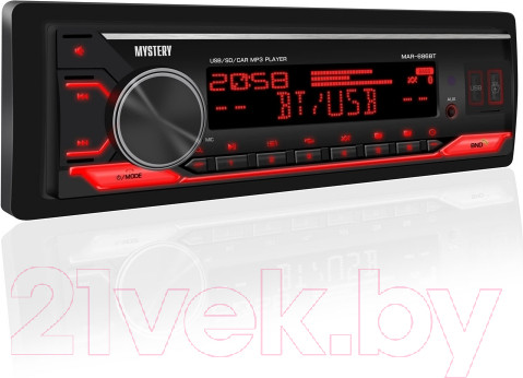 Изображение товара Бездисковая автомагнитола Mystery MAR-686BT