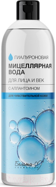 Изображение товара Мицеллярная вода Белита-М Гиалуроновая с аллантоином для чувствительной кожи (400мл)