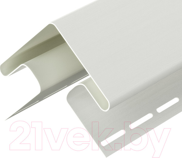 Изображение товара Угол для сайдинга Docke Внешний PFAV-1107 (75x30мм, белый)