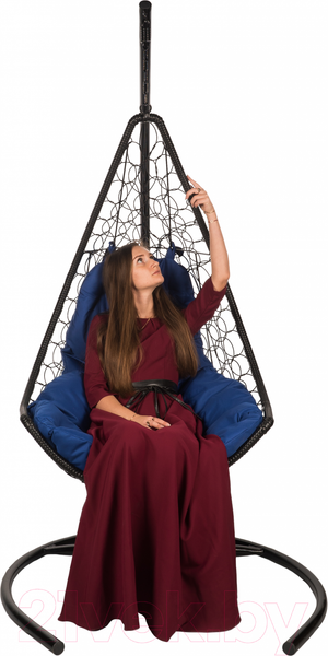 Изображение товара Кресло подвесное BiGarden Wind Black (подушка синяя)