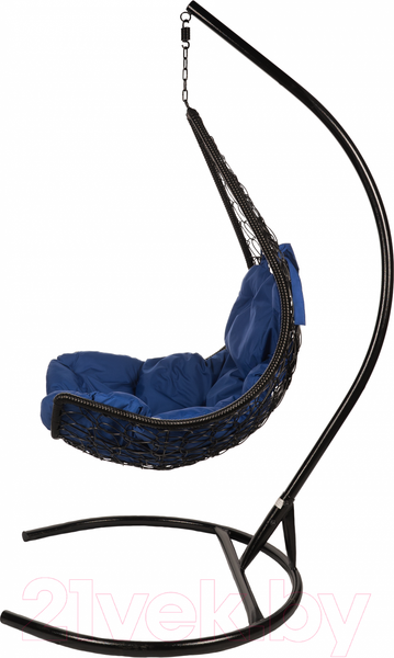 Изображение товара Кресло подвесное BiGarden Wind Black (подушка синяя)