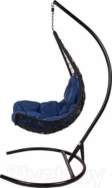 Изображение товара Кресло подвесное BiGarden Wind Black (подушка синяя)