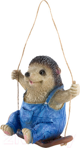 Изображение товара Фигурка для сада Park Ежик на качелях / 169422