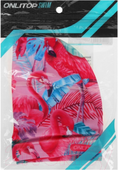 Изображение товара Шапочка для плавания Onlytop Фламинго / 5089109