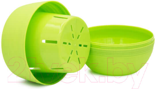 Изображение товара Вазон BOTANICA Bowl (11.5x10см, двойной, зеленый)