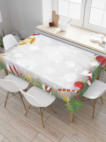 Изображение товара Скатерть JoyArty Носки на Рождество / tc_37080 (180x145)