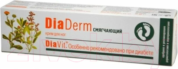 Изображение товара Крем для ног DiaVit Смягчающий  (75мл)