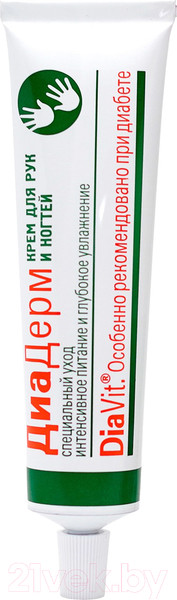 Изображение товара Крем для рук DiaVit Интенсивное питание и глубокое увлажнение (75мл)