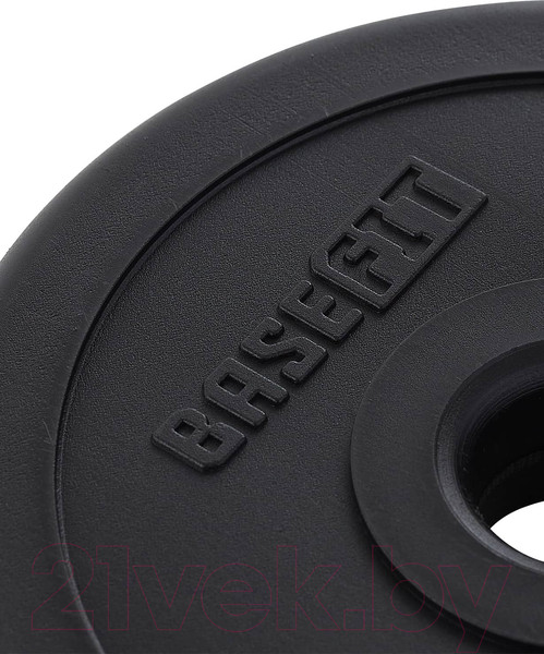 Изображение товара Диск для штанги BaseFit BB-203 (1кг, черный)
