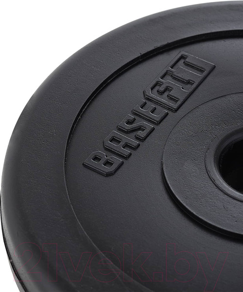 Изображение товара Диск для штанги BaseFit BB-203 (1.25кг, черный)