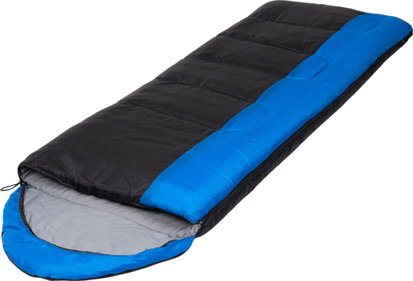 Изображение товара Спальный мешок BalMAX Аляска Camping Plus Series до -15°C L левый (синий/черный)