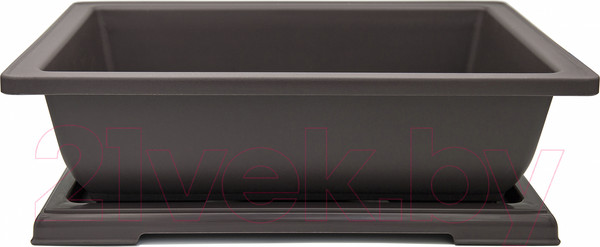 Изображение товара Вазон BOTANICA Bonsai + поддон (31.5x23.5x9см, коричневый)