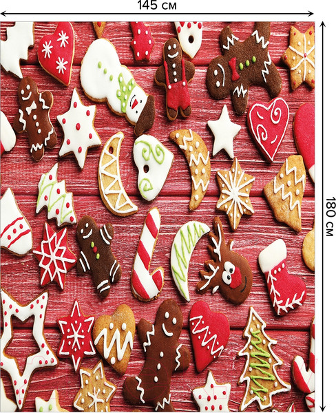 Изображение товара Скатерть JoyArty Пряники и печенья / tc_38338 (180x145)