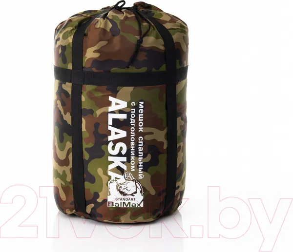 Изображение товара Спальный мешок BalMAX Аляска Standart Series до -25°C (камуфляж)