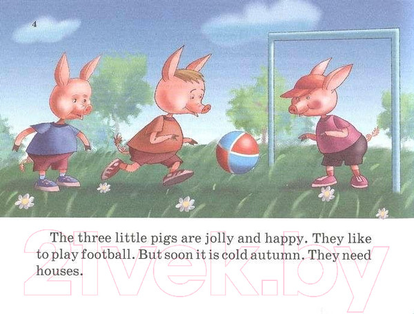 Изображение товара Учебное пособие Айрис-пресс Уровень 1. Три поросенка на английском языке (Наумова Н.А.)