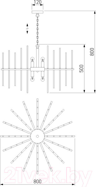 Изображение товара Люстра Bogate's Smart 355/8