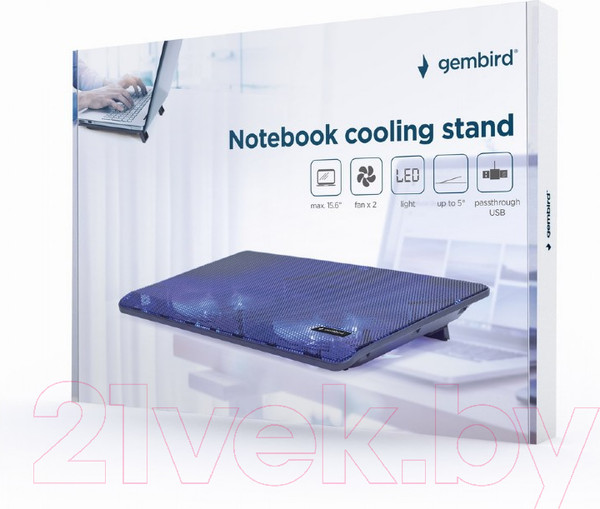 Изображение товара Подставка для ноутбука Gembird NBS-2F15-05