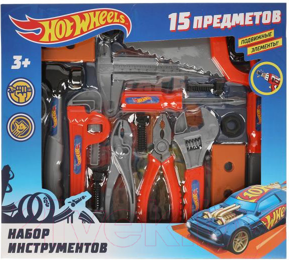 Изображение товара Набор инструментов игрушечный Играем вместе Хот Вилс / A1439823W-R