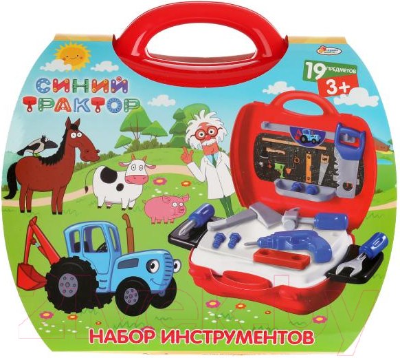 Изображение товара Набор инструментов игрушечный Играем вместе Синий трактор / B1697426-R