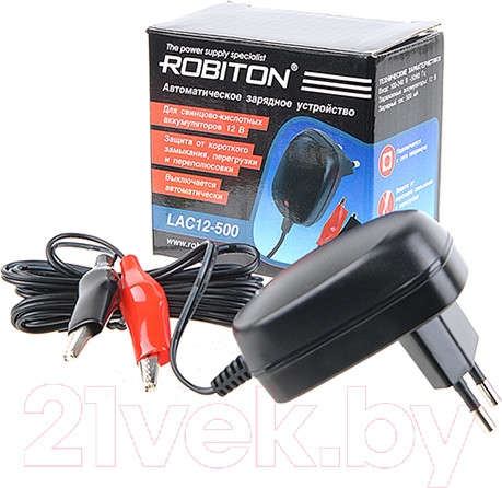 Изображение товара Зарядное устройство для аккумуляторов Robiton LAC12-500 / БЛ17784