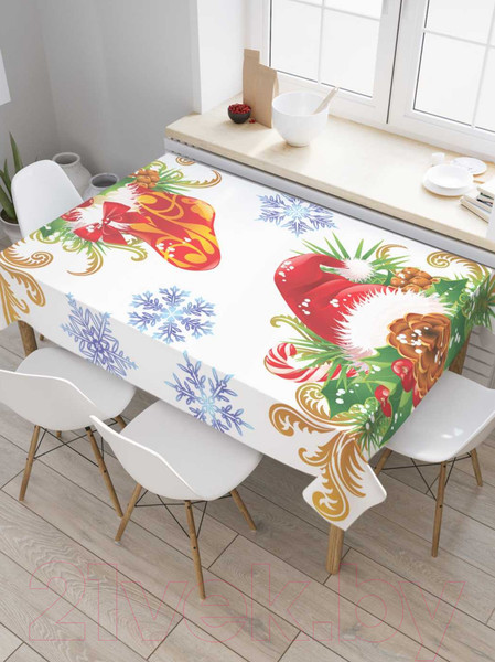 Изображение товара Скатерть JoyArty Новогоднее настроение / tcox_20024 (120x145)